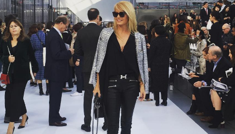 Cecilia Bolocco y su encuentro con la editora de revista Vogue Anna Wintour