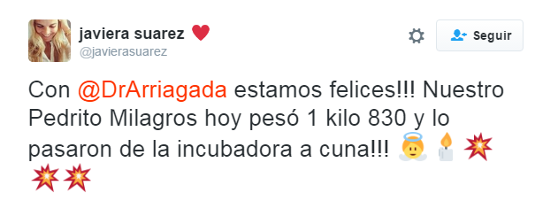 Javiera Suárez / Twitter