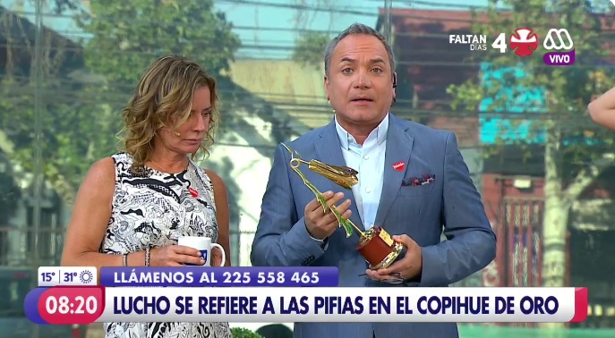 La sentida declaración de Luis Jara ante pifias que recibió en el Copihue de Oro