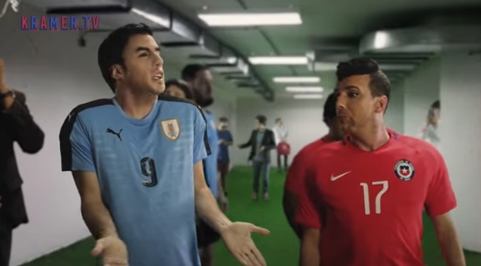Medel v/s Suárez: La hilarante rutina de Kramer para esperar duelo de La Roja ante Uruguay