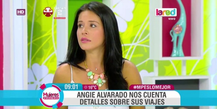Angie Alvarado volvió a Chile y entregó detalles de cómo conoció a su novio