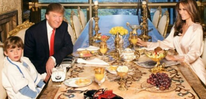 Foto de la familia Trump causa escalofríos en las redes sociales: ¿Ilusión óptica?