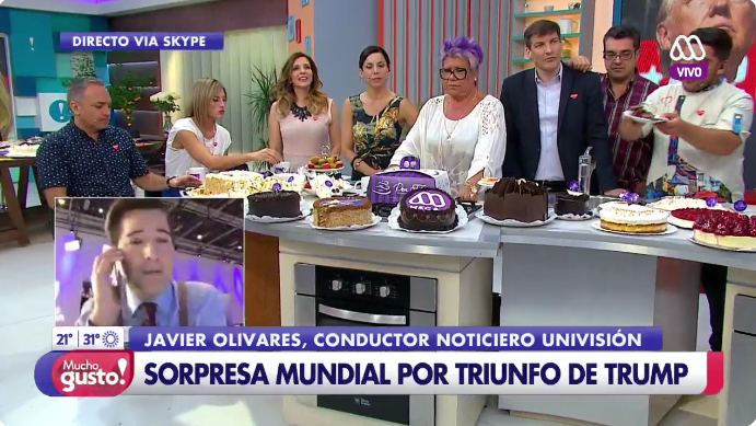 Javier Olivares sacó aplausos tras analizar elecciones de EEUU en contacto con Mucho Gusto