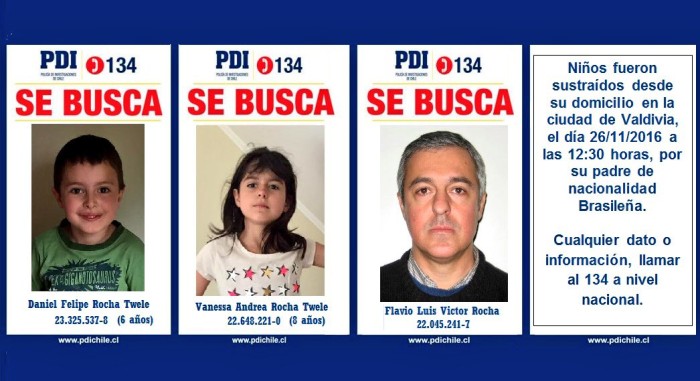 Encuentran en Buenos Aires a niños que fueron sustraídos por su padre en Valdivia