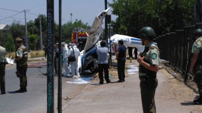 Avioneta cae en las cercanías del aeródromo de Tobalaba y deja dos lesionados