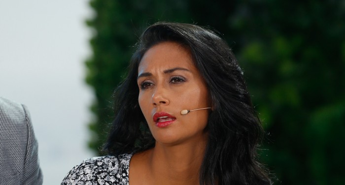 Pamela Díaz lució en bikini su espectacular figura a sólo tres semanas de dar a luz