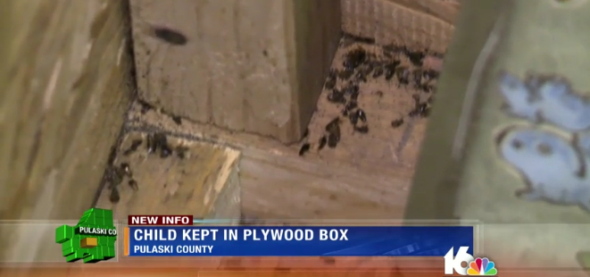 Maltrato infantil: niña de 3 años vivía encerrada en diminuta caja acompañada de insectos