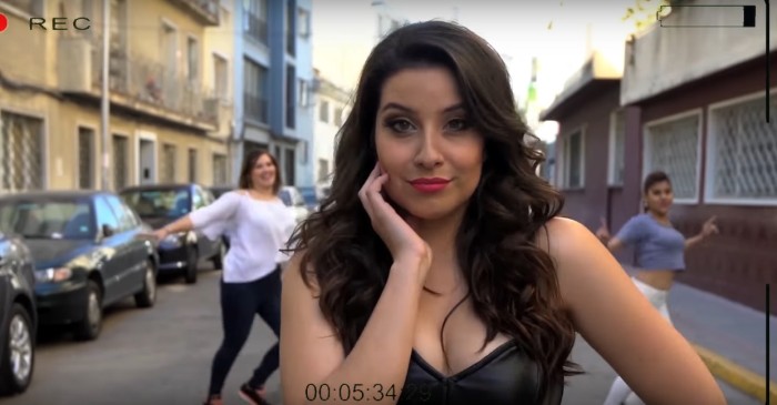 El hilarante backstage de María José Quintanilla para el videoclip 'Fue difícil'