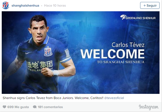 Shangai Shenhua | Instagram