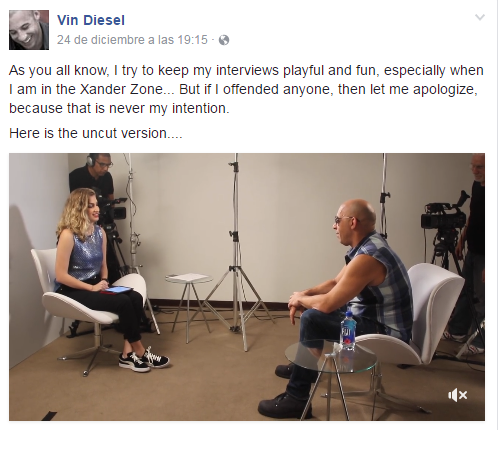Vin Diesel | Facebook