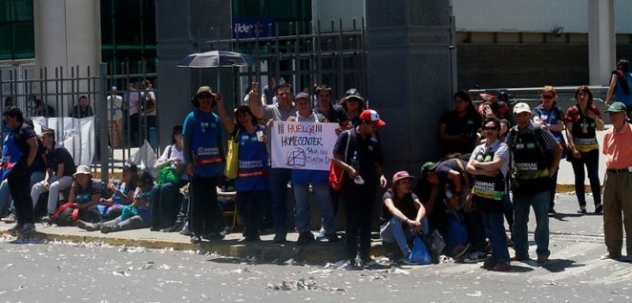 Sodimac logra poner fin a huelga con acuerdo inferior al negociado antes de la movilización