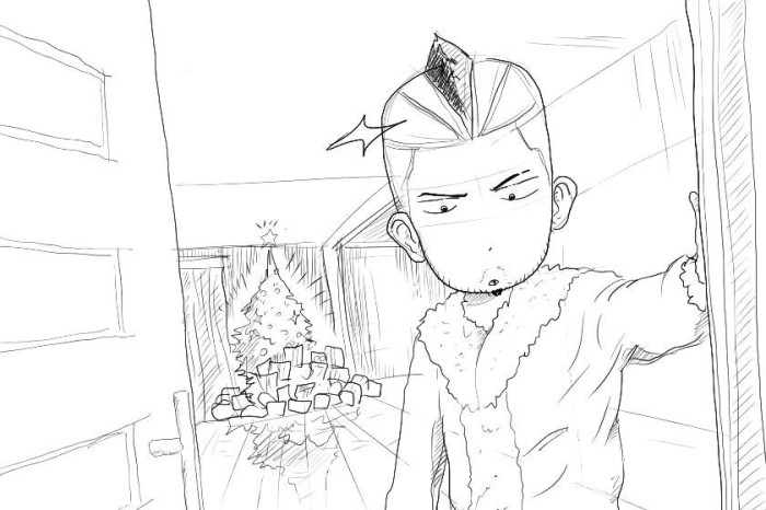 Pobre Arturo: el trolleo navideño de Pinilla a Vidal en genial caricatura