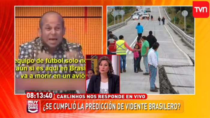 La respuesta de TVN tras polémica generada por predicción de Carlinhos en Muy buenos días