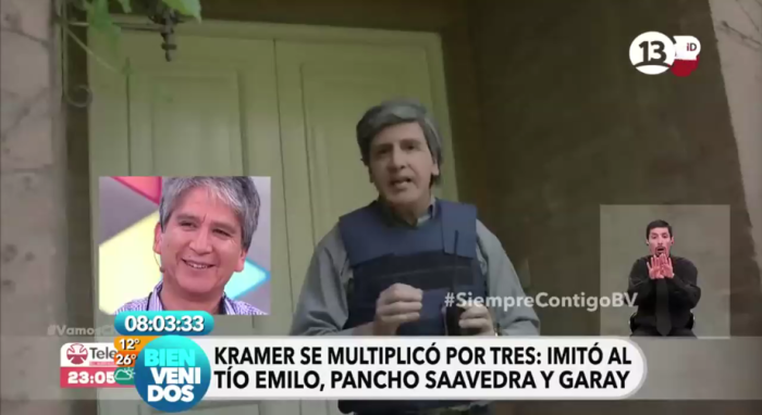Tío Emilio comentó el único detalle que no le gustó de la imitación de Kramer