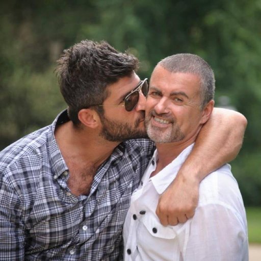 George Michael junto a Fadi Fawaz | Twitter