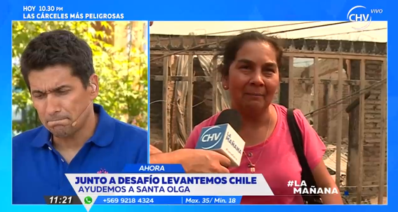 La bella noticia que emocionó a Rafael Araneda y Carola de Moras en cobertura de incendios