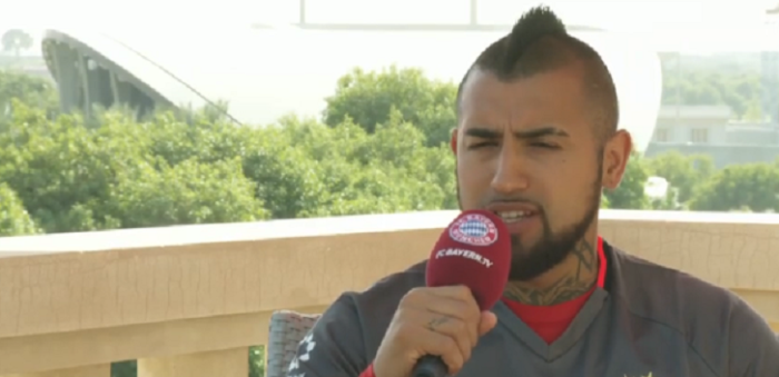 Arturo Vidal se confesó en íntima entrevista con sitio oficial del Bayern