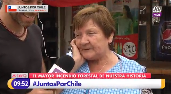 La inspiradora historia de la señora Elba tras sufrir los estragos del incendio