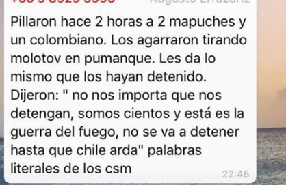 El falso mensaje que circula por WhatsApp