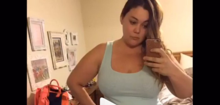 Joven usó una simple técnica que la ayudó a bajar unos 57 kilos: tomarse selfies