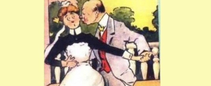 ¿Ves a la enojada señora del infiel caballero en la ilustración que enloquece a la red?