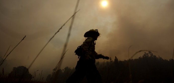 NASA muestra la zona centro de Chile cubierta por el humo de los incendios