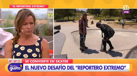 El feo porrazo que sufrió 'notero extremo' del Mucho Gusto en pleno despacho