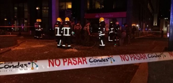 Investigan explosión y posterior balacera en cercanías del Costanera Center
