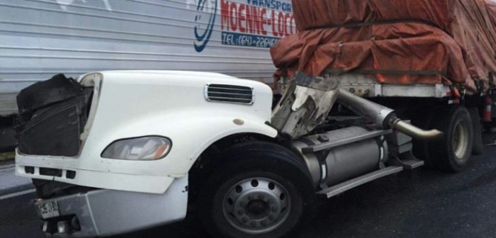 Conductor salva ileso tras grave accidente en Osorno: Camión resultó totalmente destruido