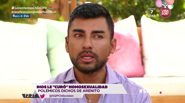 Andrés Caniulef se emocionó al hablar de su homosexualidad en 'SQP' tras dichos de Arenito