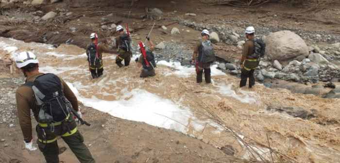 Encuentran cuerpo de hombre que falleció tras crecida de río en la región de Valparaíso