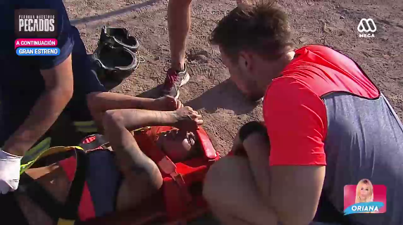 'Doble Tentación': Televidentes critican actuar de Angie con Felipe pese a estar lesionada