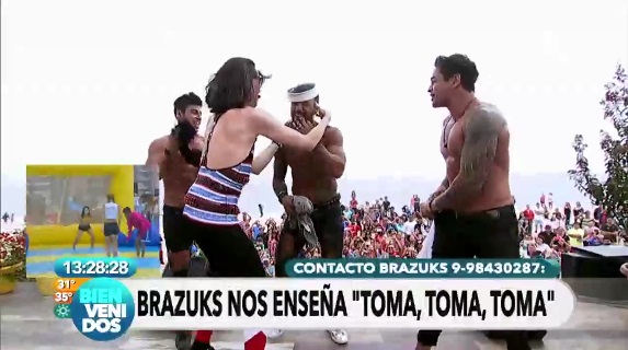 Di Mondo se llevó reto de Pancha Merino tras efusivo baile en 'Bienvenidos'