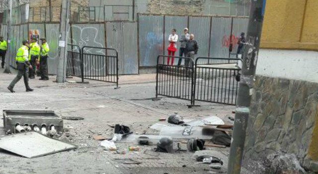 Un policía muerto y al menos 30 heridos deja explosión cercana a plaza de toros en Bogotá