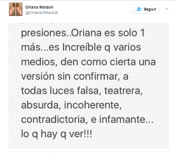 @OrianaGMarzoli ‏ | Twitter