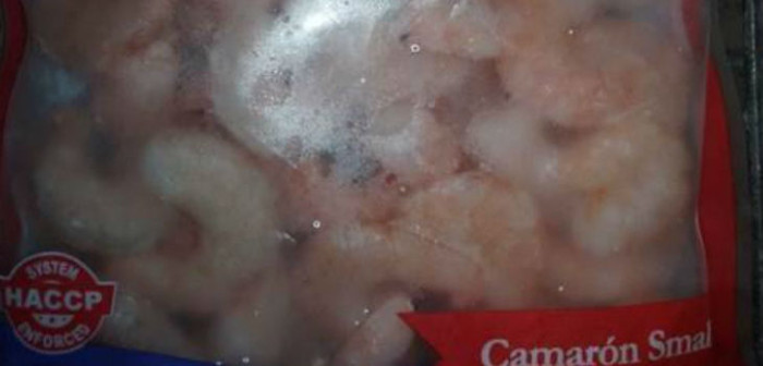 Nueva Alerta Alimentaria: lote de camarón congelado de origen chino presenta salmonella