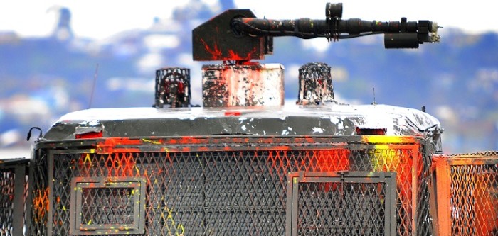 Investigan responsabilidad de carro lanzaguas en fractura craneal de hombre en Concepción