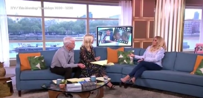 Ex de Leandro Penna incomoda a presentadores de TV por utilizar un término 'prohibido'