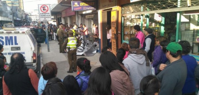 Impacto en Puerto Montt por muerte de hombre en centro de la ciudad