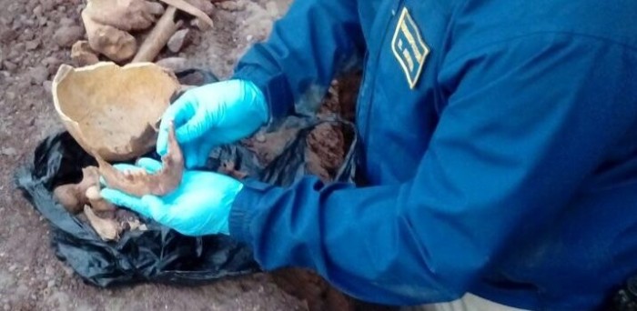 Investigan hallazgo de supuesto cráneo indígena bajo una vivienda en barrio de Combarbalá