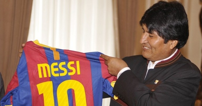 Evo Morales compartió extraño mensaje en Twitter tras decisión de FIFA sobre Messi