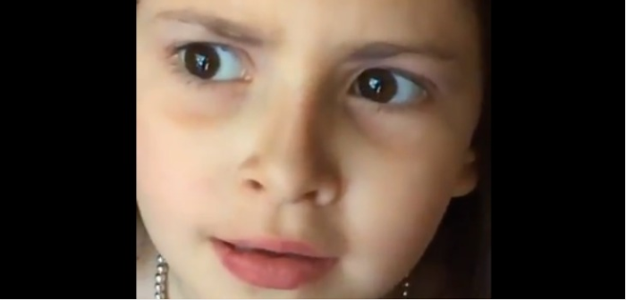 Divertida respuesta de pequeña para defender su maquillaje desató carcajadas en Twitter