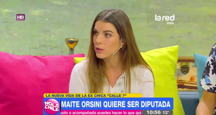 Maite Orsini reaparece en TV para hablar sobre su campaña para ser diputada