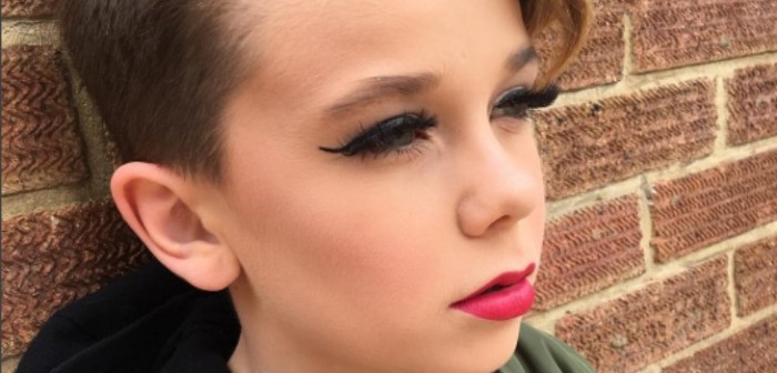 Niño de 10 años saca aplausos en Instagram por su habilidad con el maquillaje: así luce