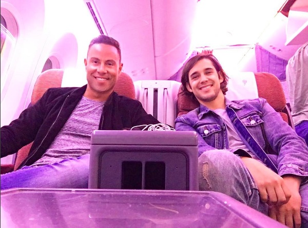 Se acabaron las vacaciones: así se despidieron de Brasil Rodrigo Díaz y su novio