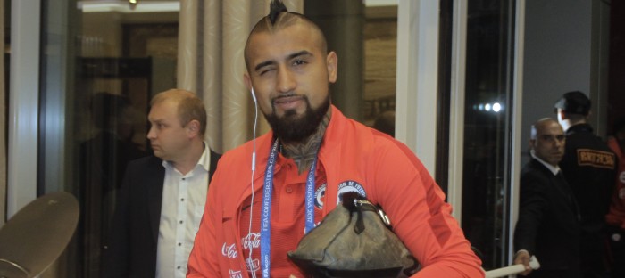 Arturo Vidal presentará un renovado look en la Copa Confederaciones