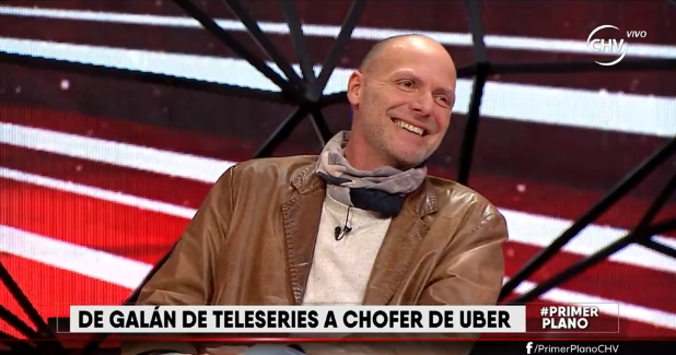 Actor Bastián Bodenhöfer da un vuelco en su vida y ahora es conductor de Uber