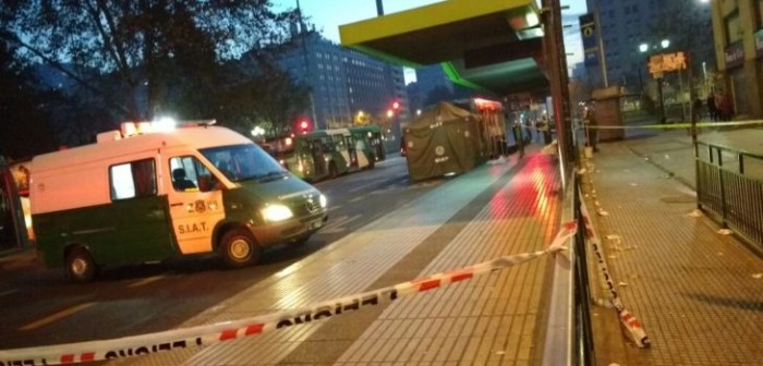 Pasajero adulto mayor muere atropellado por bus del Transantiago a metros de La Moneda