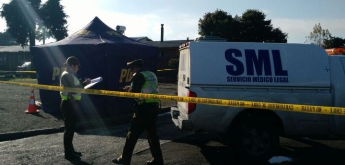 Encuentran a hombre muerto en la vía pública en la comuna de Hualpén