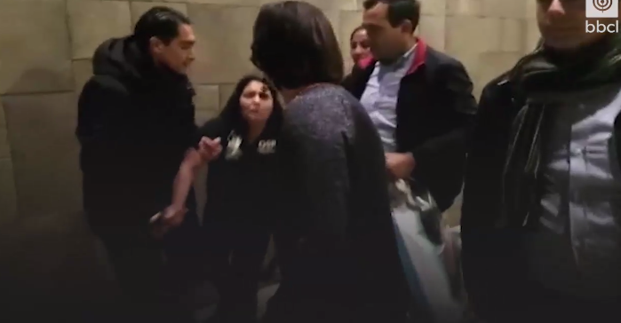 Critican violento accionar de guardias de Piñera durante funa en Valdivia